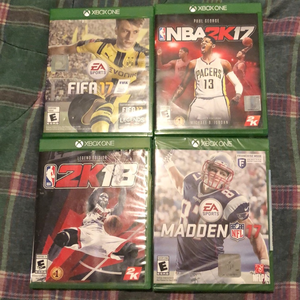 XBOX Sports Games NBA 2k, FIFA, MADDEN